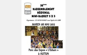 Rassemblement régional minibasket le 8 Mai à AUTUN