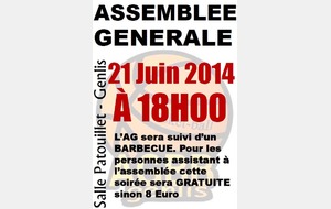 Assemblée Générale AGBB le 21 JUIN à 18h