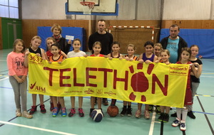 Un chèque de 380€ a été remis au telethon de la part du club AGBB