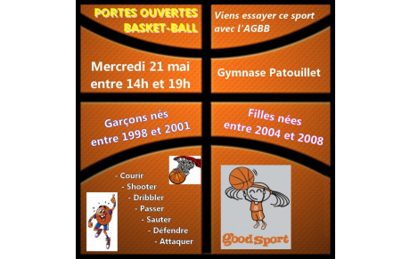 Fais passer le message ! Après-midi portes ouvertes Basket-ball à Patouillet