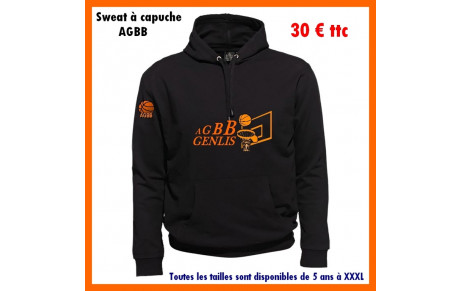 Sweat à capuche AGBB